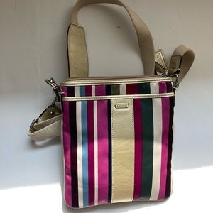 Coach Multi-Color Canvas crossbody Bag